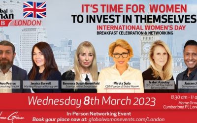 Neuro-Bio’s CEO talking at the Global Woman Networking Event on Wednesday 8th March