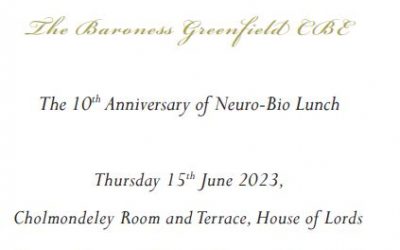 Neuro Bio’s 10th Anniversary Lunch l House of Lord’s